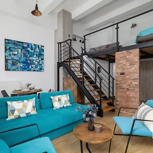 Deluxe Loft Lubelska With Mezzanine By Renters Lägenhet Kraków